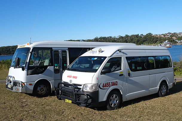 two buses